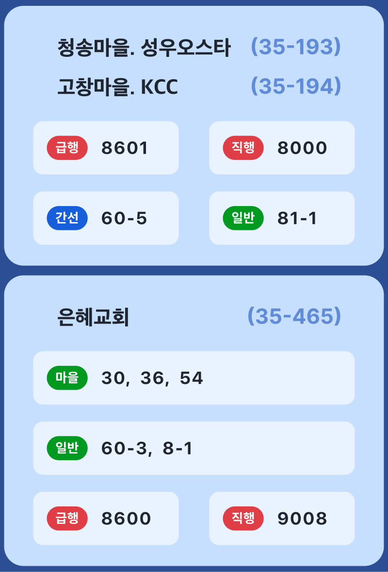 근처 정류장이 어떻게 되나요?